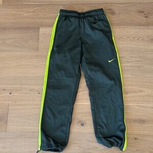 Nike Joggers - Black with Neon Yellow
